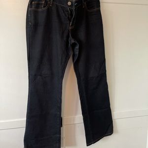 Banana Republic dark curvy boot jeans